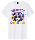 Wildcats Color Run Tee - White