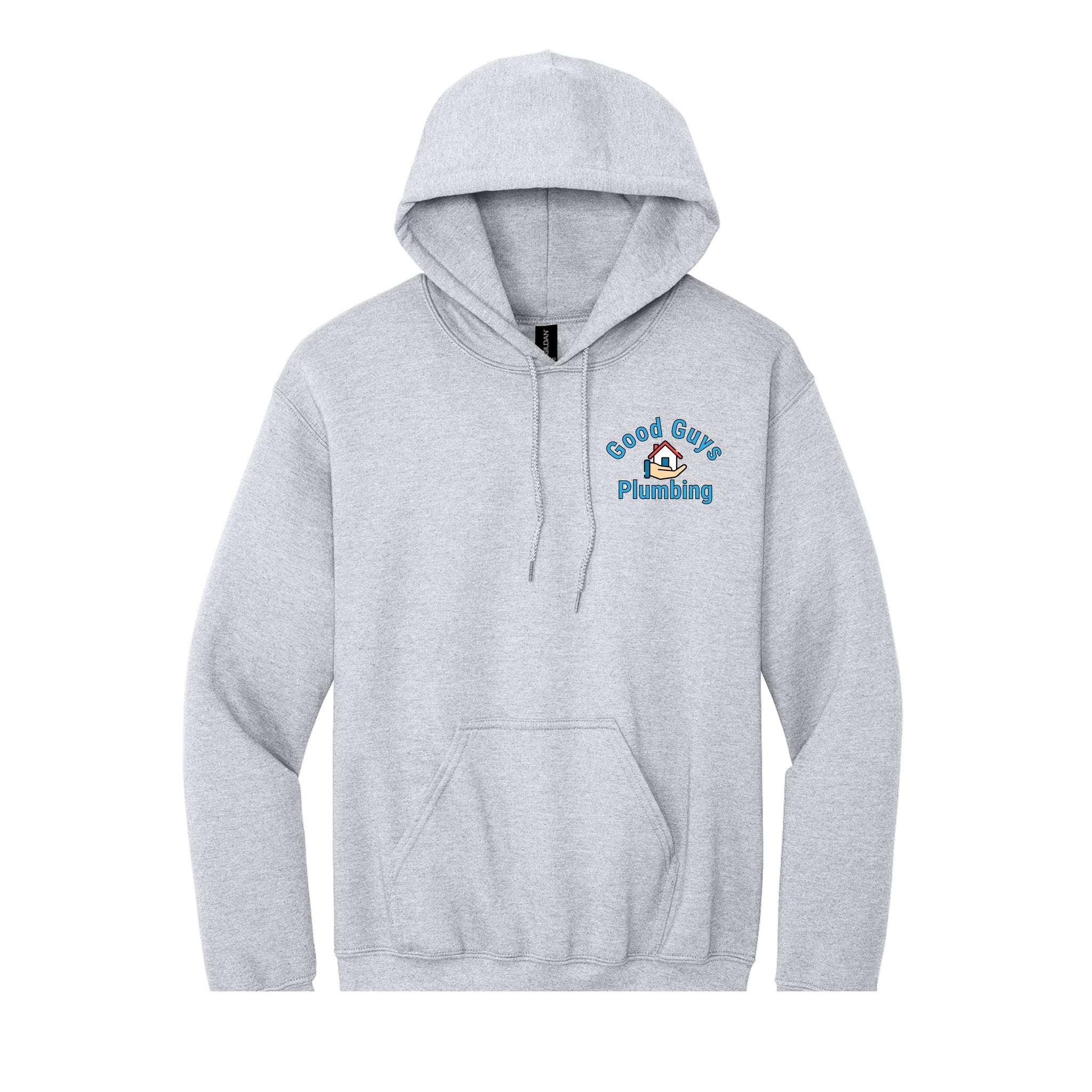 Hooded Sweatshirt — Ash, front