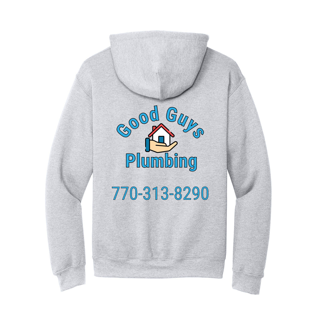 Hooded Sweatshirt — Ash, back