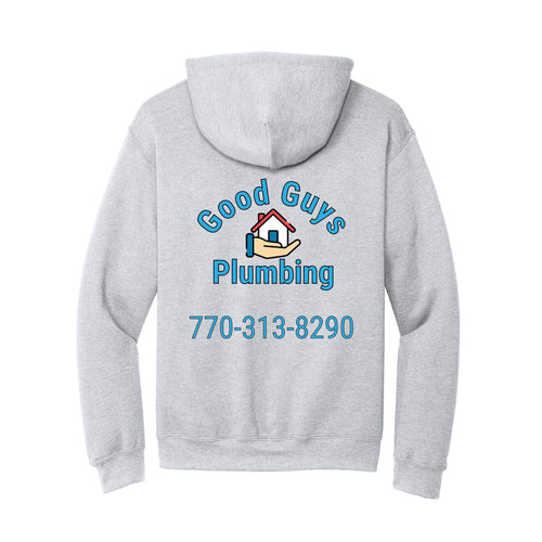 Hooded Sweatshirt — Ash, back