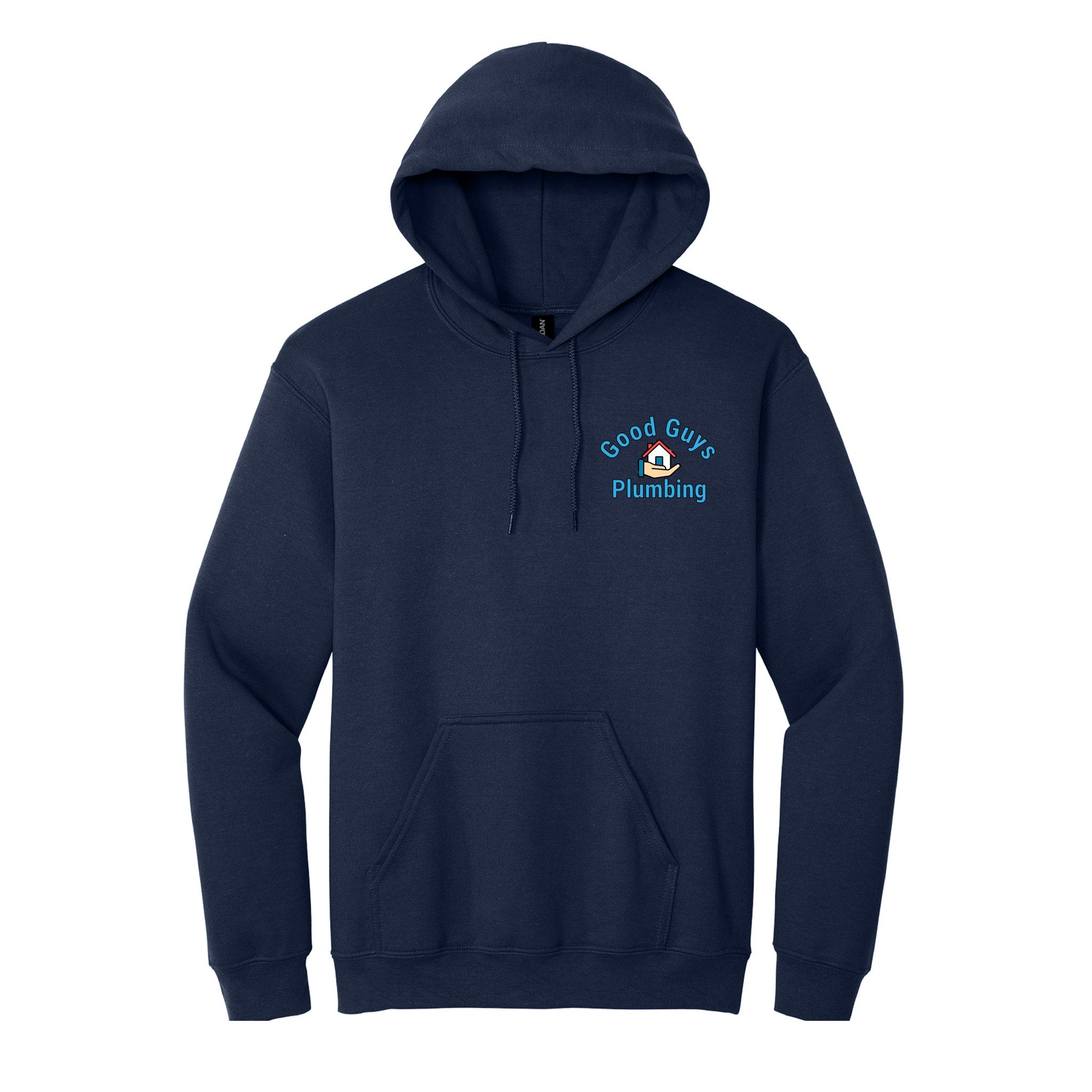 Hooded Sweatshirt — Navy, front