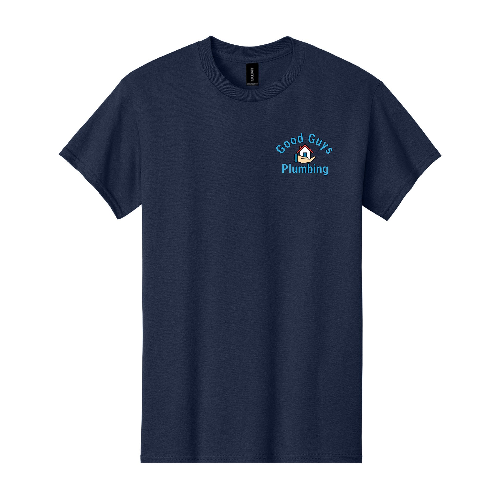 Cotton T-Shirt — Navy, front