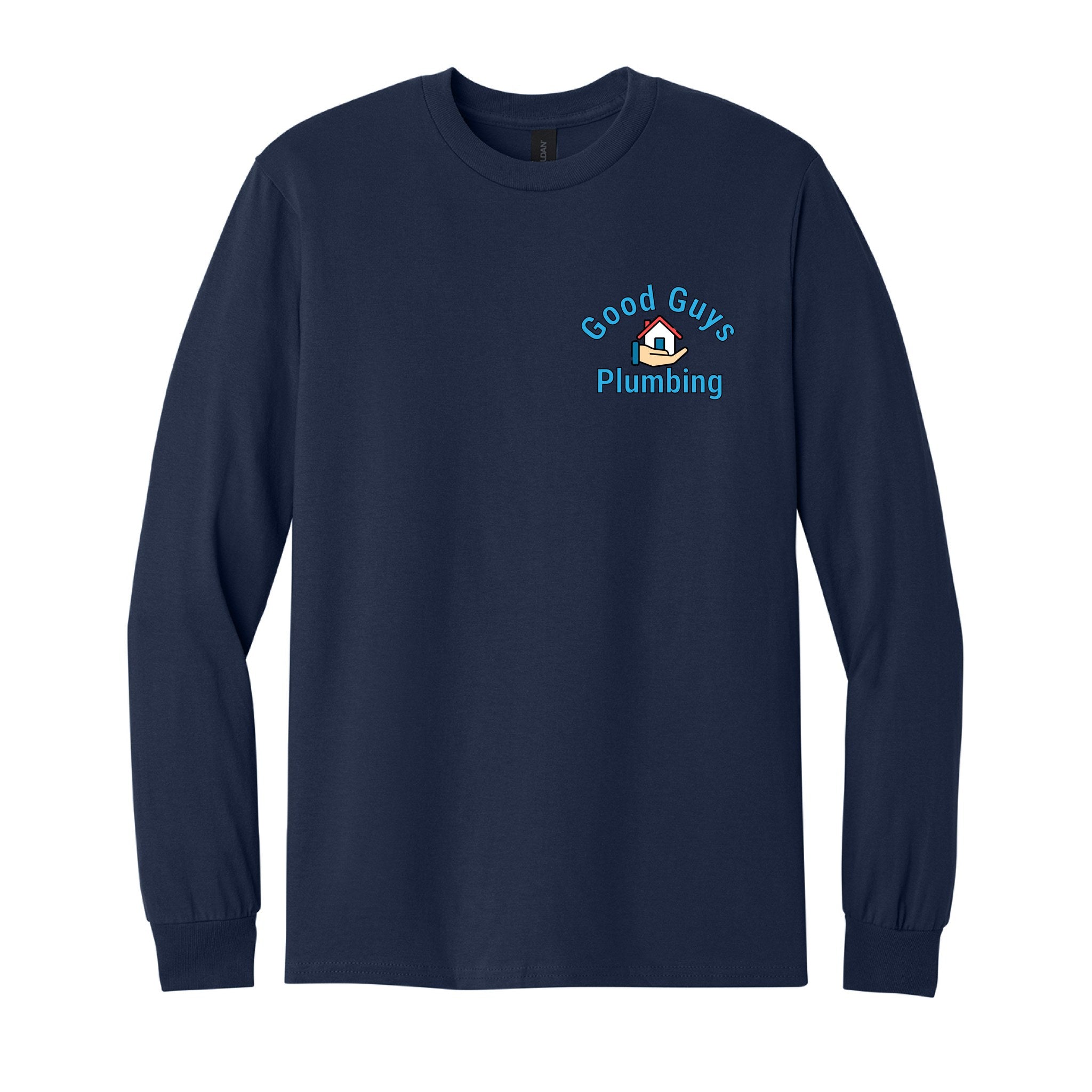 Long Sleeve T-Shirt — Navy, front