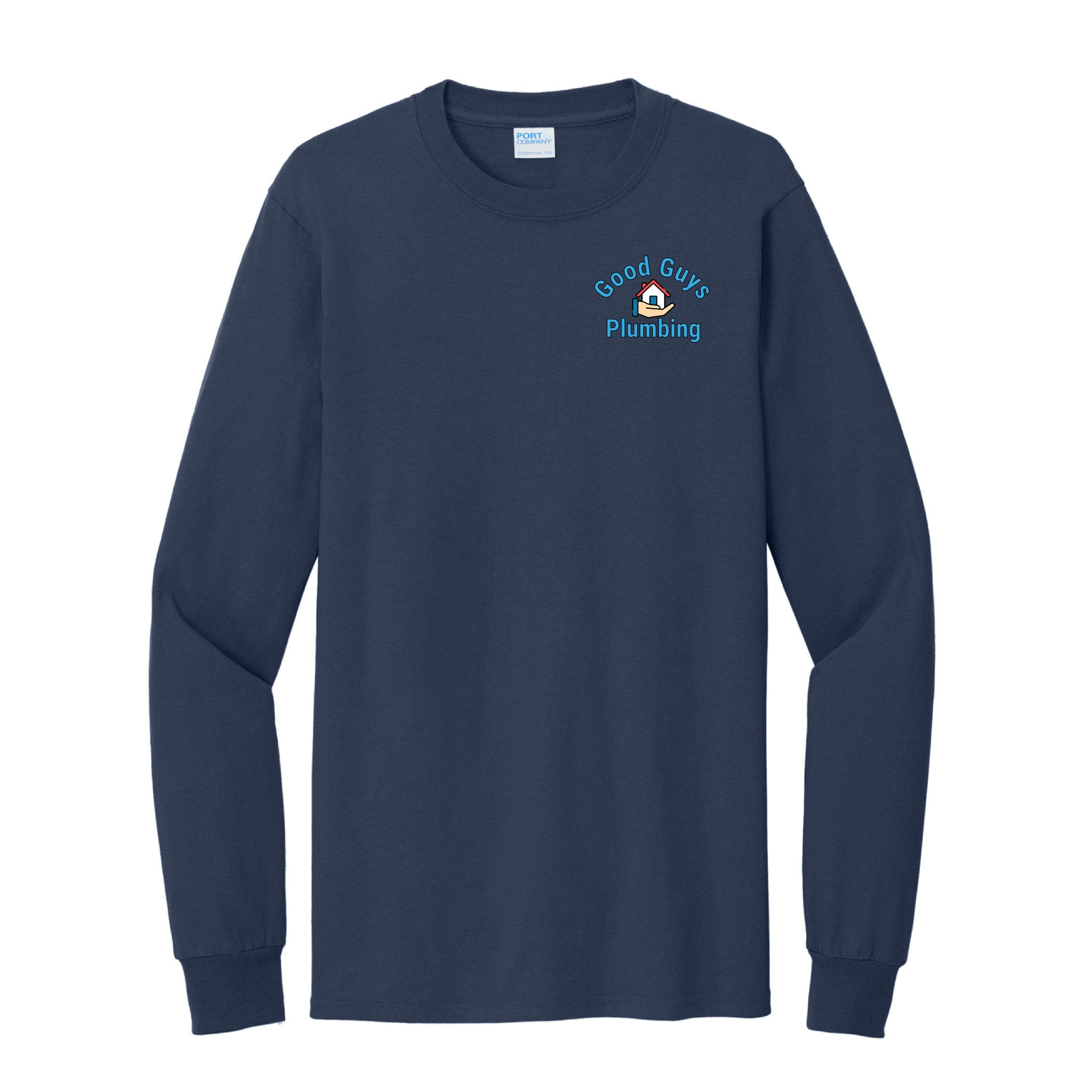 Tall Long Sleeve T-Shirt — Navy, front