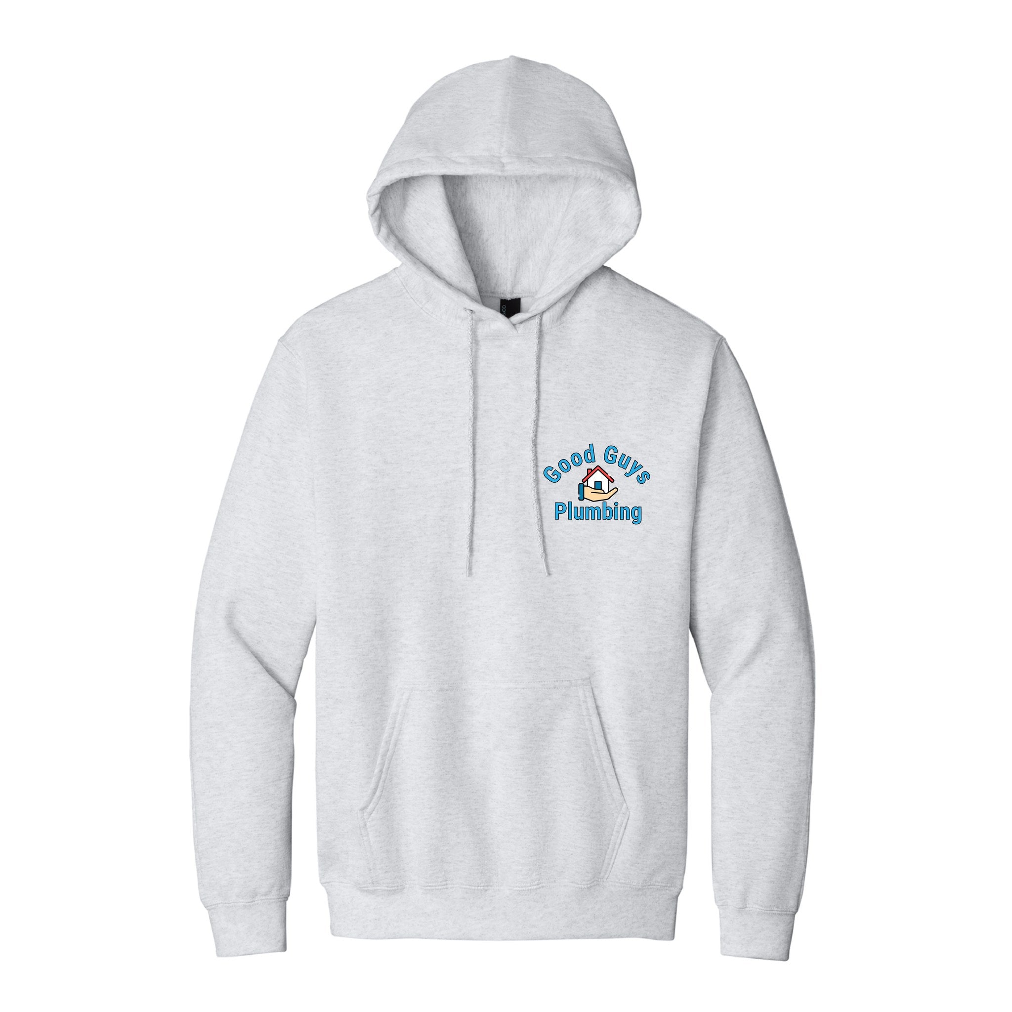 Tall Fleece Hooded Sweatshirt — Ash, front