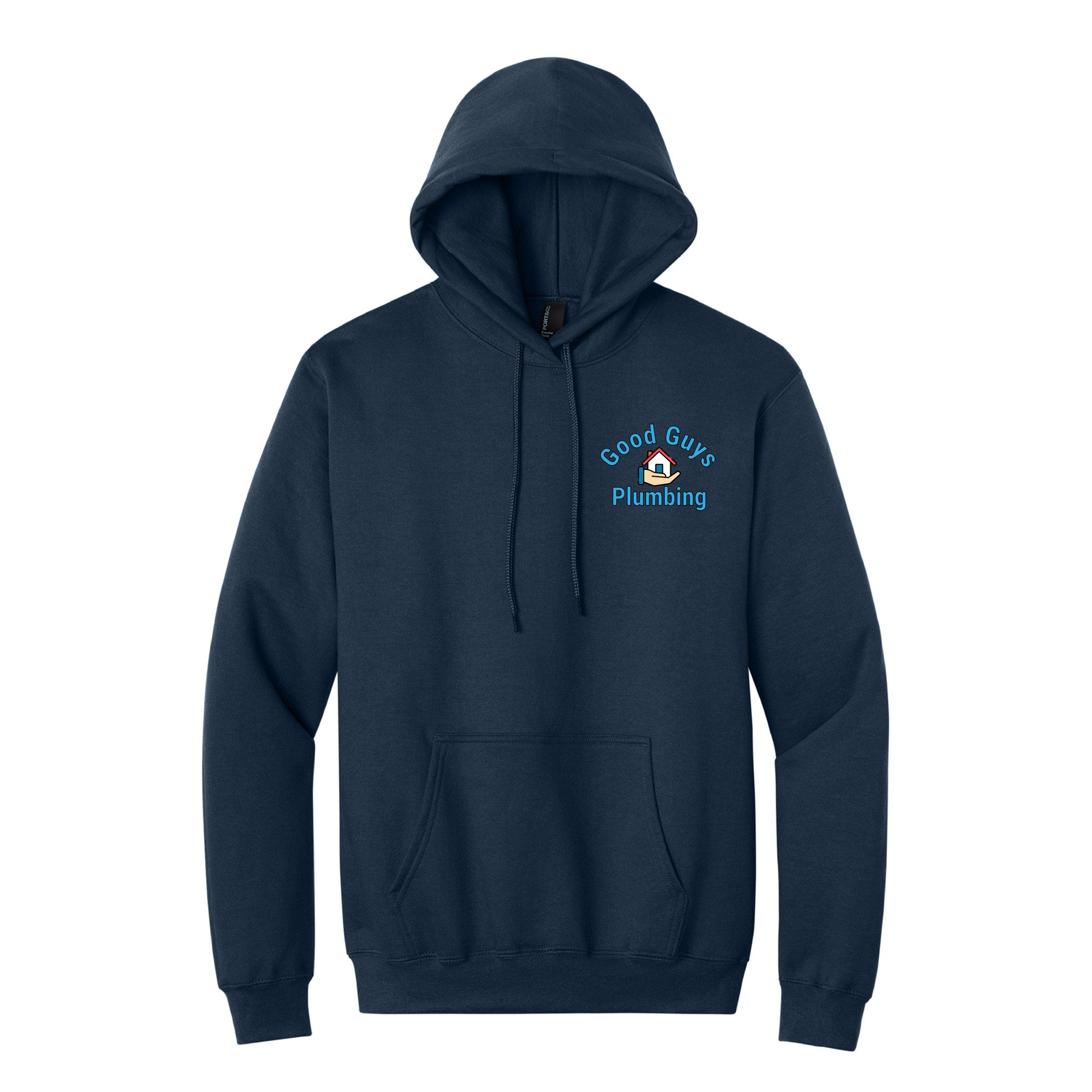 Tall Fleece Hooded Sweatshirt — Navy, front