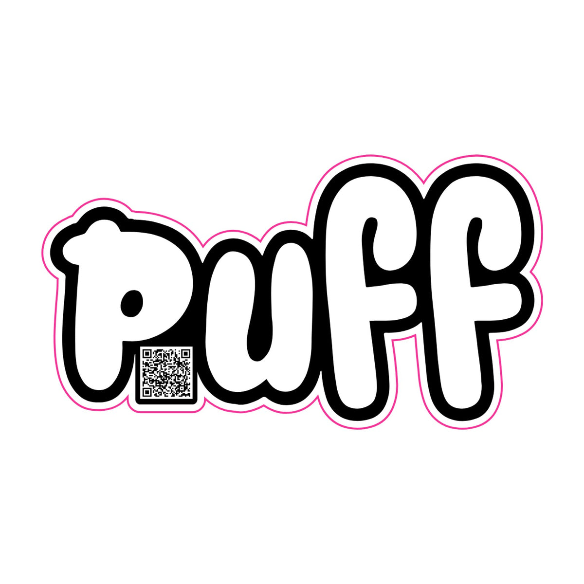 Puff Stickers - Clear Vinyl