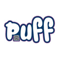 Puff Stickers - Dark Blue