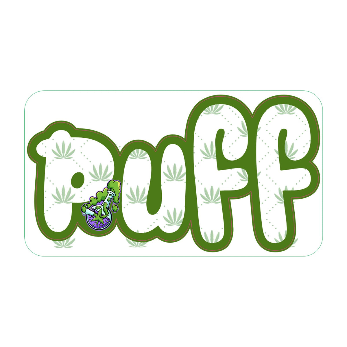 Puff Stickers - Green Bong