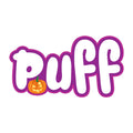 Puff Stickers - Halloween Purple Pumpkin