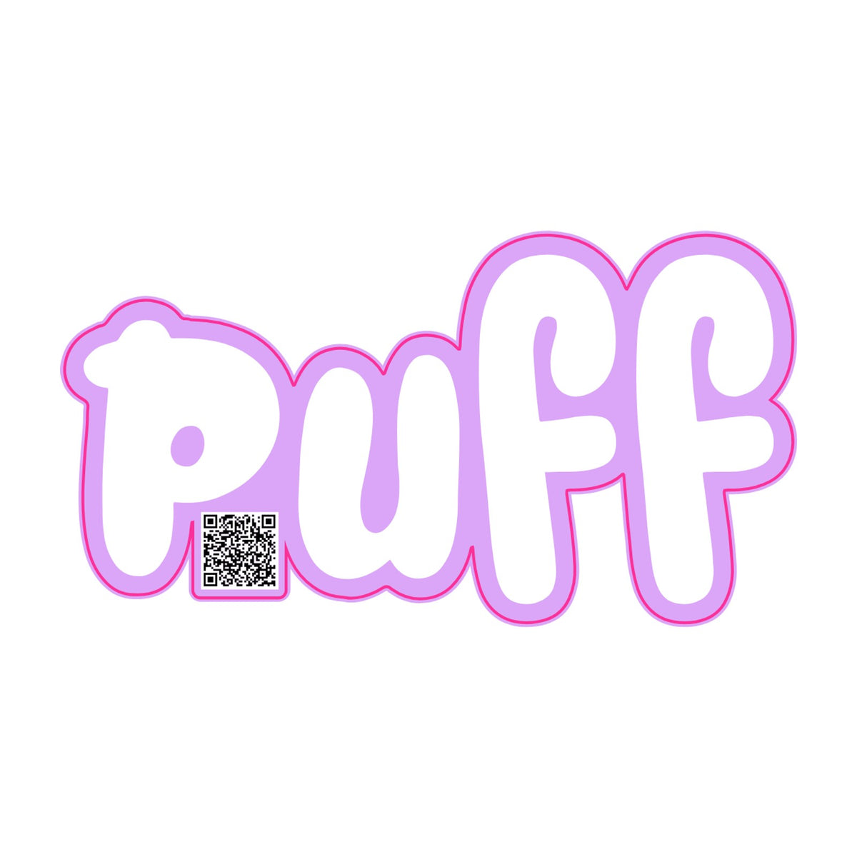 Puff Stickers - Lavender