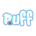 Puff Stickers - Light Blue