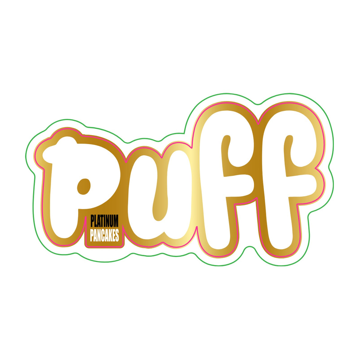 Puff Stickers - Platinum Pancakes