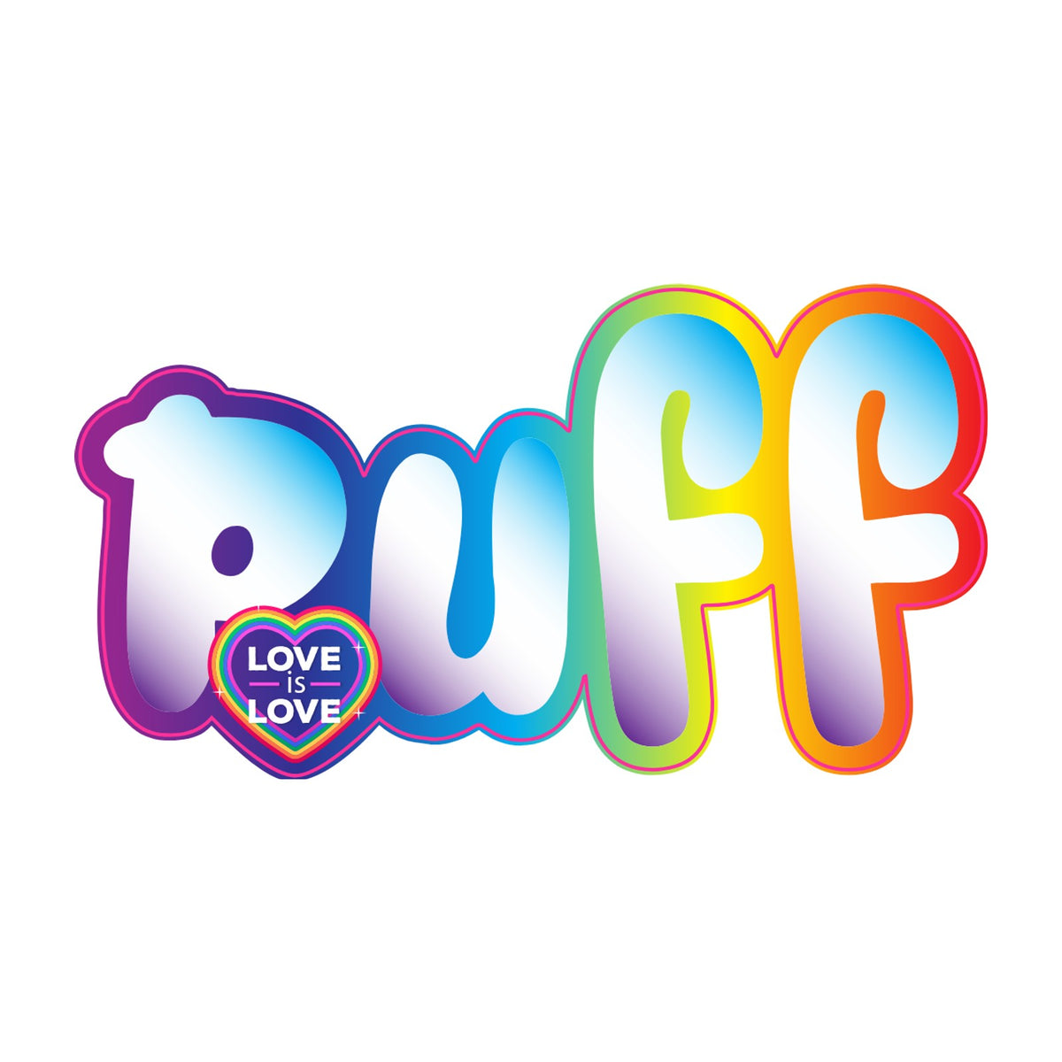 Puff Stickers - Pride