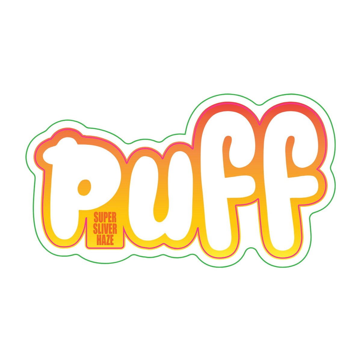 Puff Stickers - Silver Haze