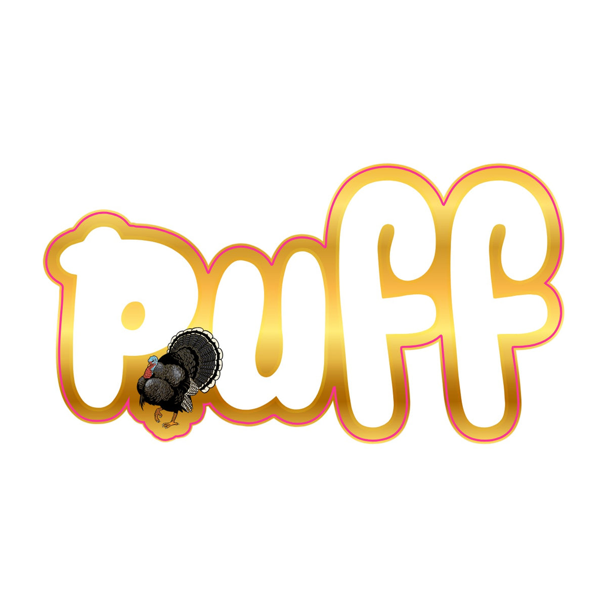 Puff Stickers - Thanksgiving Turkey