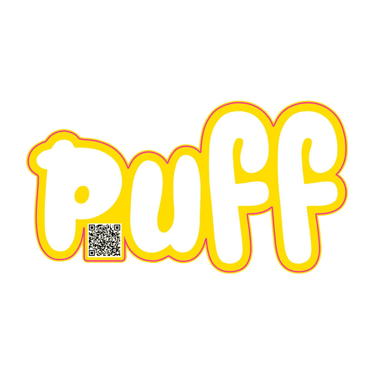 Puff Stickers - Yellow