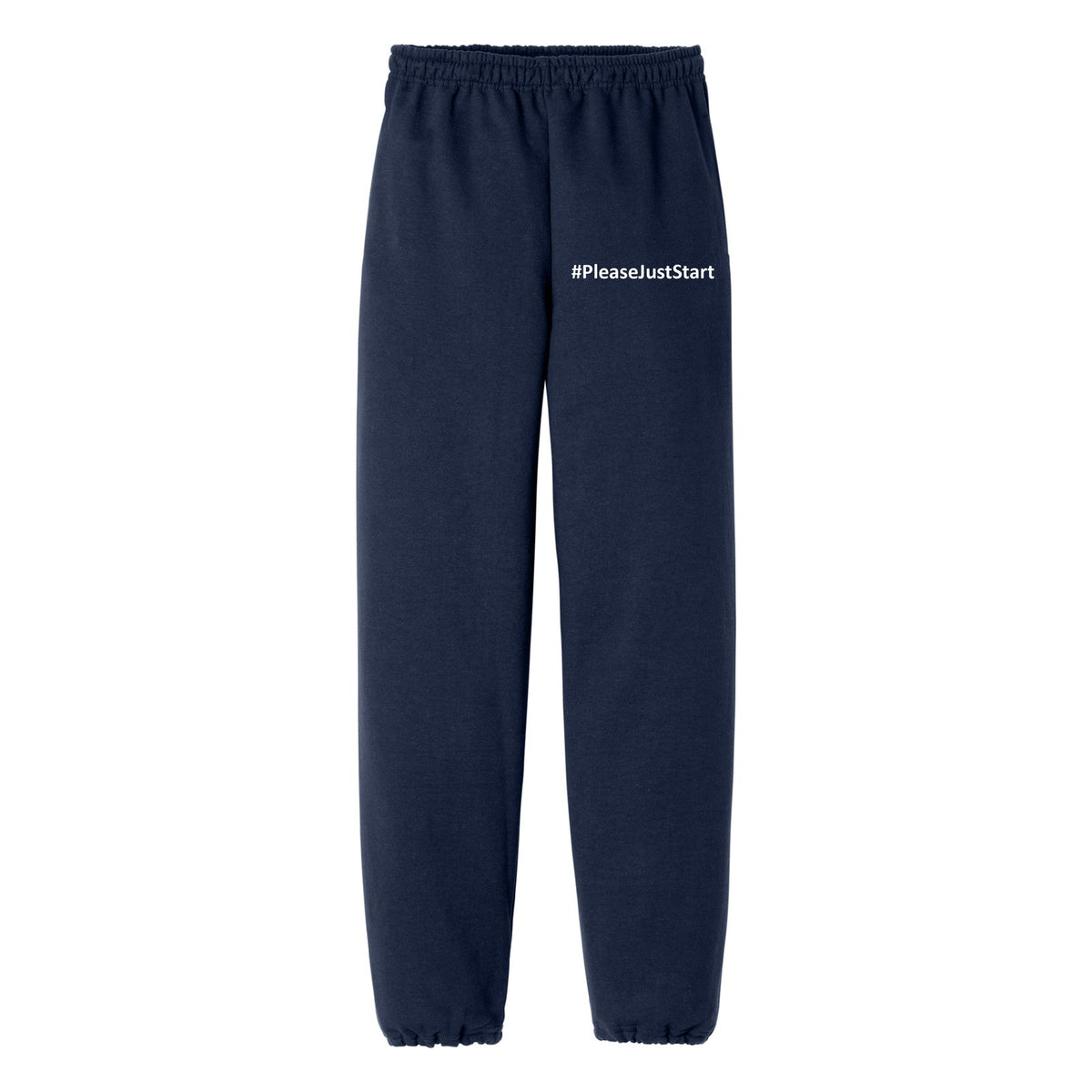 #PleaseJustStart Sweatpants - Navy