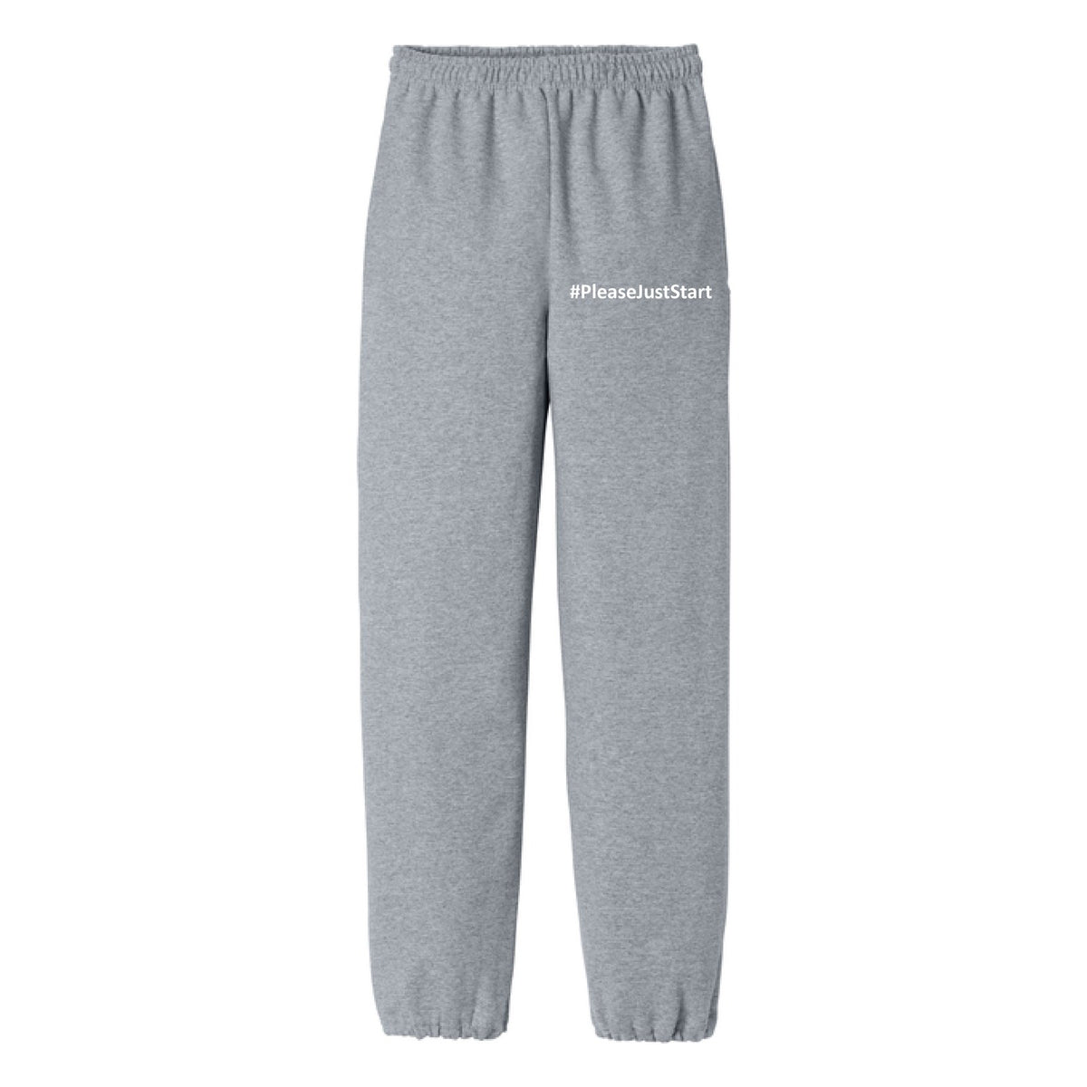 #PleaseJustStart Sweatpants - Sport Grey